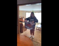 Compilation of woman wrecking finished puzzles 