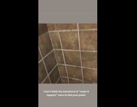 white underwear in restroom trashcan