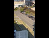 Man swag walk video shoot across street