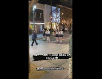 Group of women dance cover video shoot