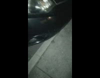 Person film up close frog lick camera