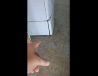 Woman found small snake under machine workplace