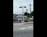 Guy sees the general hummer across street 