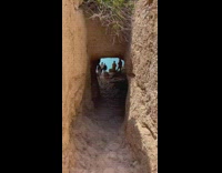 Collab BitchIG2 - Camera shows view of cliffside cave of beach