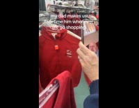 Man shops sweater via facetime on phone