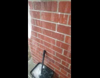 Water leak out from inside of wall