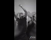 Blue orange hat green screen party 