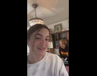 Girl jokes about keeping clothes on brother 