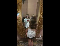 Little girls first time at Bibbidi Bobbidi Boutique