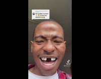 Guy with gap tries to say statistics 