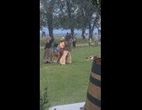 Three women dances with their kids at the park