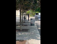 Collab WINY - Elderly Man Exercises Under Tree Shade