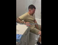 Skit of the emergency restroom trip after coffee