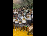 Family claps and cheered for her graduation