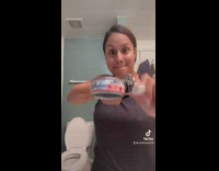 Wife rubs tuna on herself before wrestling with husband 