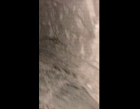 Snow tunnel leads to jacuzzi in backyard 