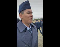 Woman taps out his man from air force