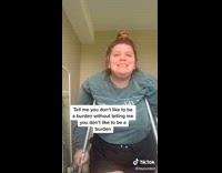 Lady doesnt like to be a burden 