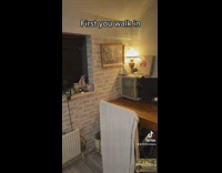 Guy shows his military equipment collection 