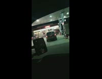 car with gas hose fuel pump stuck