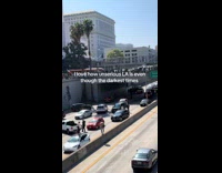 Crowd cheers man woman chased by police