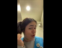 Little kid in bathroom singing I wish I knew 