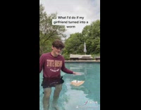 Guy takes girlfriend worm on picnic sike 