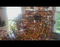 Huge Knex ball machine with different paths