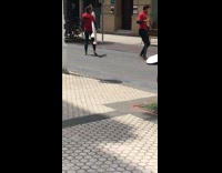 Collab Kook Of The Day - Red wetsuit guy drags surfboard paddle board 