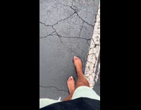 Woman got her nails done at the salon 