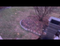 Orange and Violet clouds at sunset in the sky