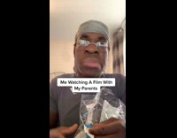 Guy watches film with parents awkward scene 