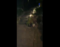 Man confused half of yard dry after storm 