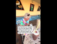 Collab ClipsIG - Grandmother apologized to granddaughter for being old 