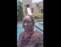 Collab ClipsIG - Woman films the boat ride got splashed