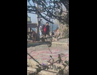 Man sings and changes outfit for a video shoot at the Bay Area