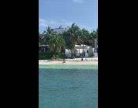 Man plank pose wiggle dance on beach