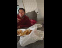 Woman tells guy to not yell at her cat 