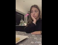 Collab BitchIG2 - Girl eats friends leftover food