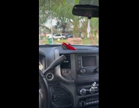 Remote Controlled Car Traverses Over Front Car Interior