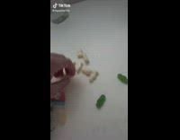 Collab BitchIG2 - Guy takes out white coke bottle candies