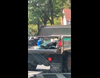 Collab WINY - Man sleeps back truck while drives around