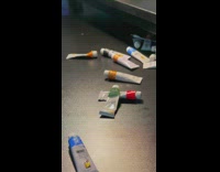 Quote by Picasso with paint clips 