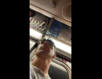 Kids hijack trains intercom and lights system