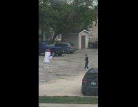 Bud light can costume walk and dance