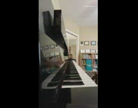 Guy plays curb your enthusiasm piano violin  