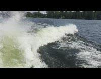 Black jet ski fail blue shorts guy 