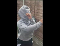 Grey sweater girl tiktok dance slow motion