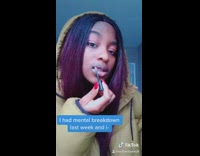 Girl gets nose piercing mental breakdown