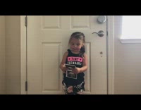 Little girl holds ultrasound picture of her little sister, doesn't want to be a big sister